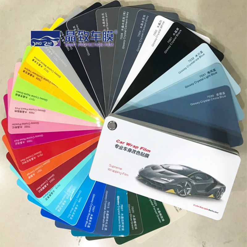 OEM Multicolor Vinyl Car Wrap Próbnik Praktyczny Lekki