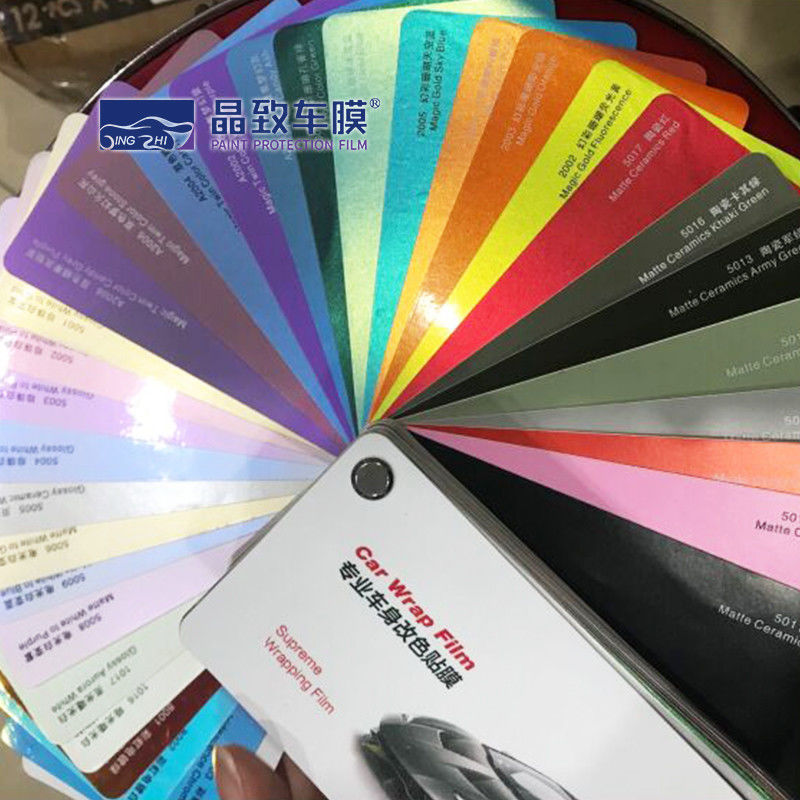 OEM Multicolor Vinyl Car Wrap Próbnik Praktyczny Lekki