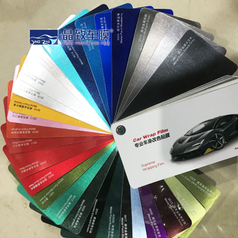 OEM Multicolor Vinyl Car Wrap Próbnik Praktyczny Lekki