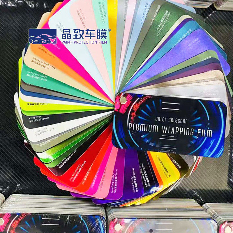 OEM Multicolor Vinyl Car Wrap Próbnik Praktyczny Lekki