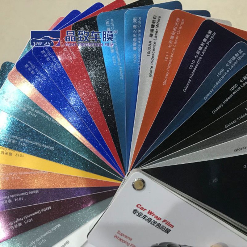 Promocyjna drukowanie cyfrowe Auto Owinięcie Przykład Książka kolorowa Książka Swatchbook