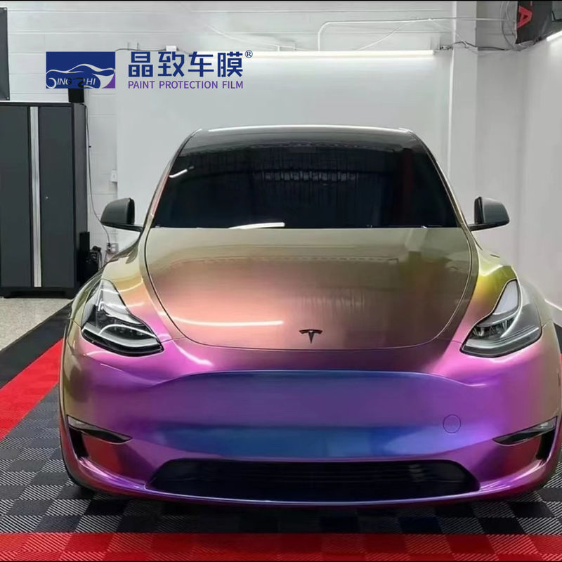 Bestseller Super Glossy Stretch Car Wrap Vinyl Film Metallic Diamond deep space kameleon Body Car Sticker