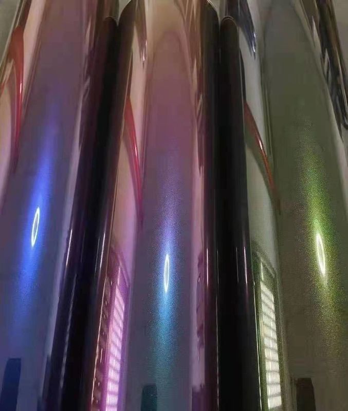 Bestseller Super Glossy Stretch Car Wrap Vinyl Film Metallic Diamond deep space kameleon Body Car Sticker