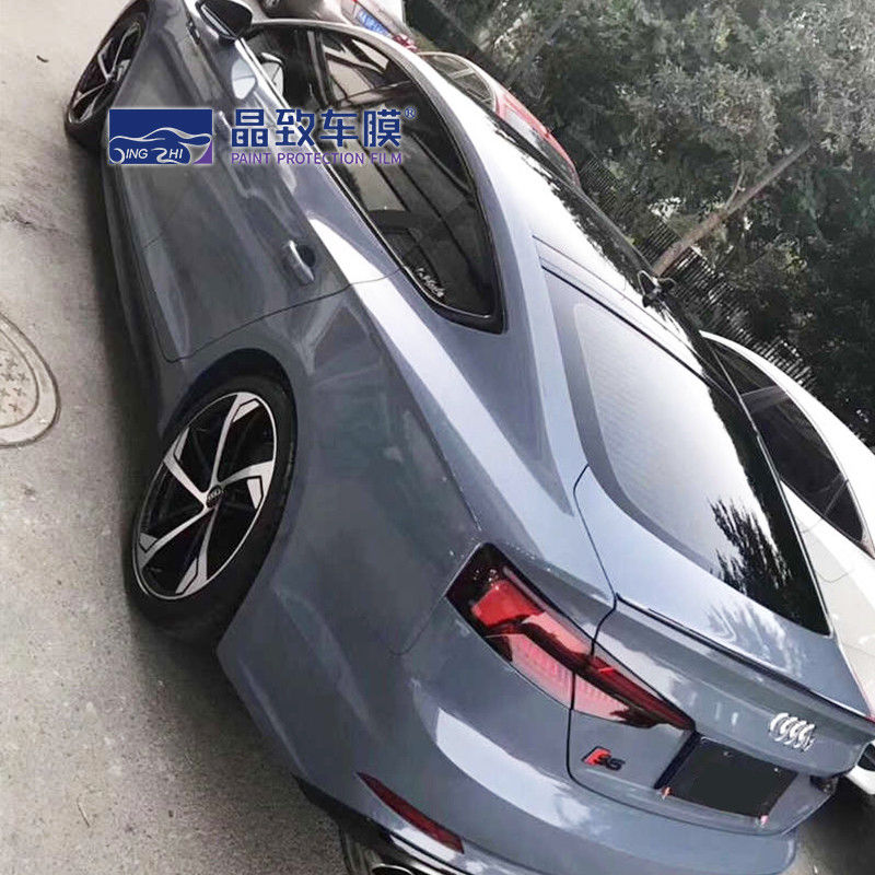 1,52 x 18 M Auto kolorowa folia ochronna do lakieru Błyszczący kamień szary Samoprzylepny
